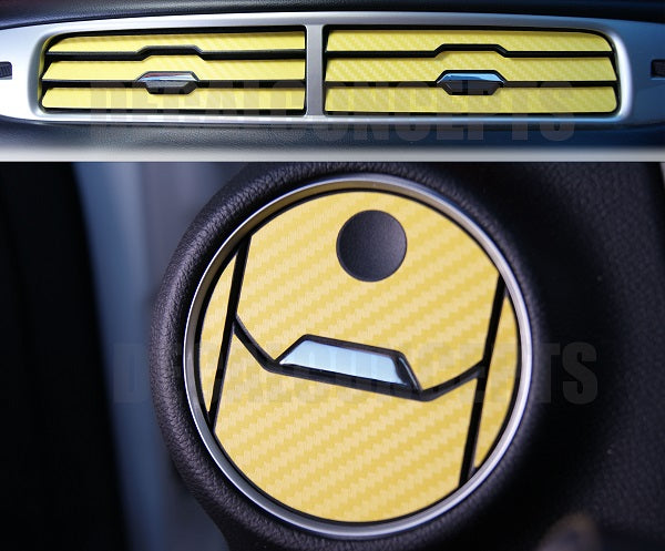 Carbon Fiber Interior Vent Decal kit For Chevy Camaro (2010-2015)