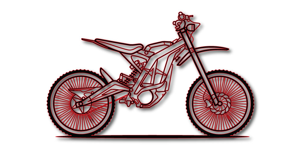 Accent Decal Graphics For Surron Light bee | Decal Concepts