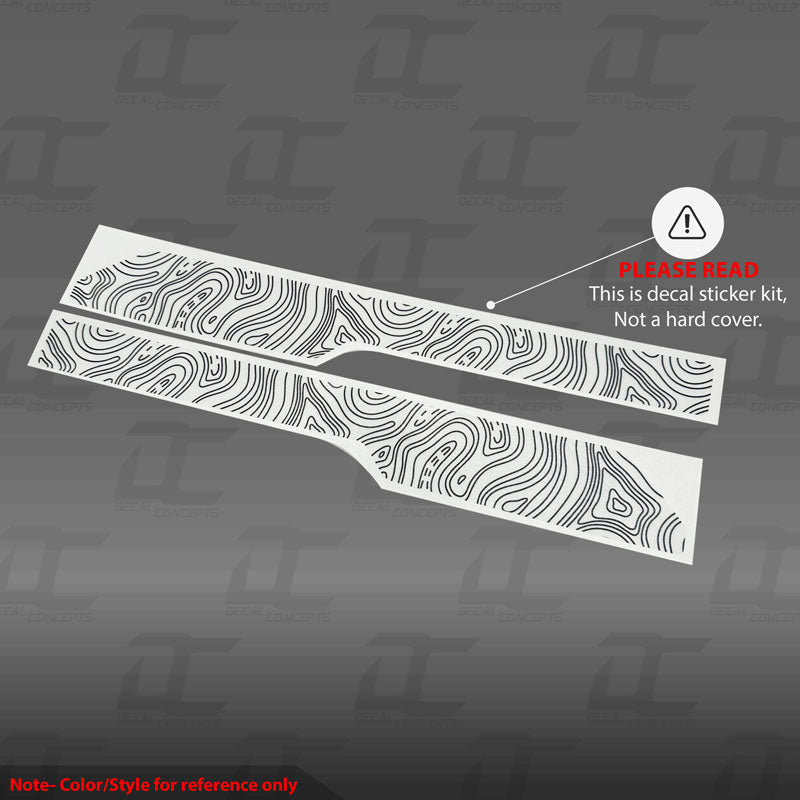 Decal For Panel American Flag Style Door Panel Trim Accent Decal Kit For Ford Bronco 2 ...