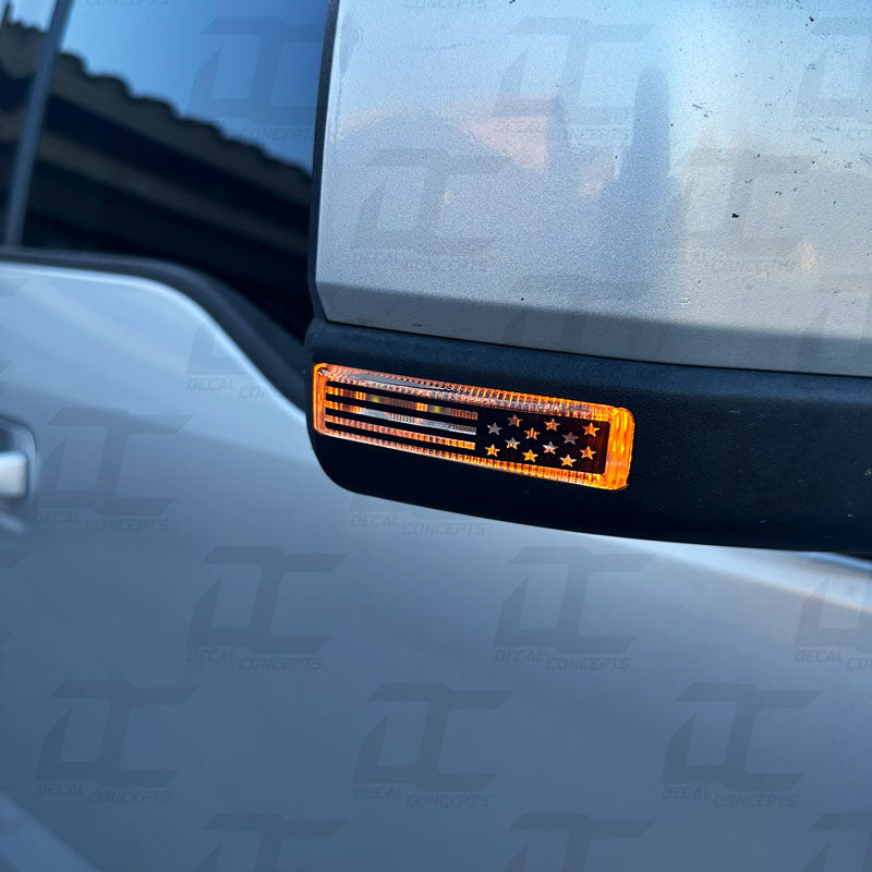 American Flag Side Mirror Accent Decal Kit For Ford F150 (2015-2020)