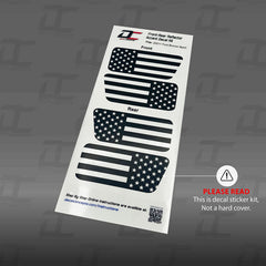 American Flag Front/Rear Side Marker Accent Decal Kit For Ford Bronco Sport (2021+)