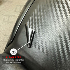 Carbon Fiber Gas Tank  Accent Decal Graphic Kit For Honda Grom (2022+)