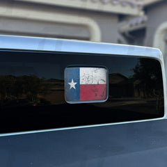 Texas State Flag Rear Window Printed Accent Decal For Jeep Gladiator (2020-2024)