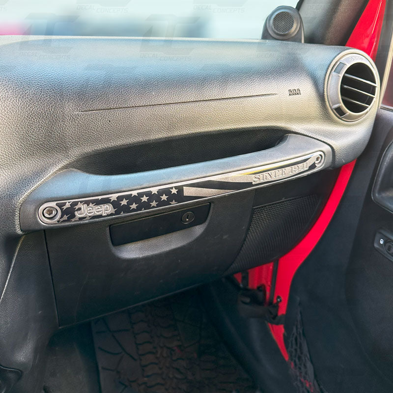 Savadi-Car Door Locking Switch Button Cover Trim For Jeep Wrangler JK 2011-2017 – Carbon Fiber – 2-Piece Set