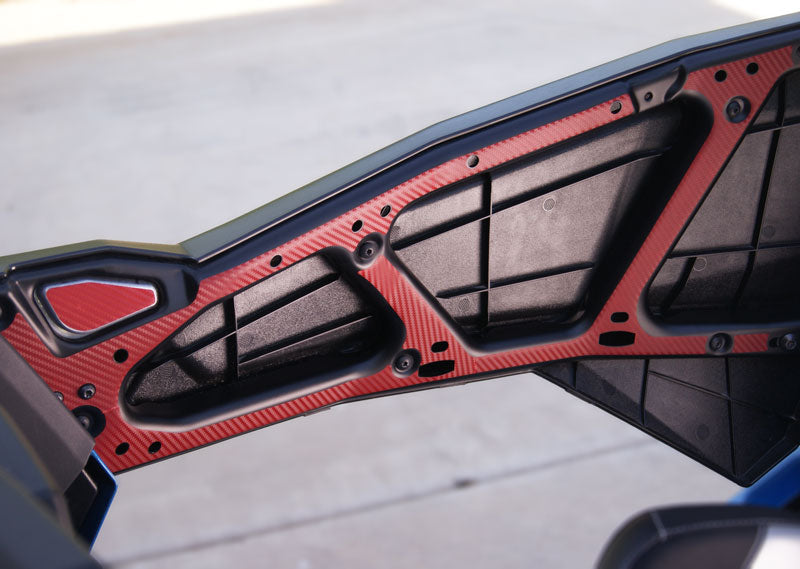 Carbon Fiber Interior Door Frame Decal Kit For Polaris RZR 1000 | Decal ...