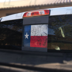 Texas State Flag Rear Window Printed Accent Decal For Silverado/Sierra (2014-2018)