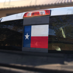Texas State Flag Rear Window Printed Accent Decal For Silverado/Sierra (2014-2018)