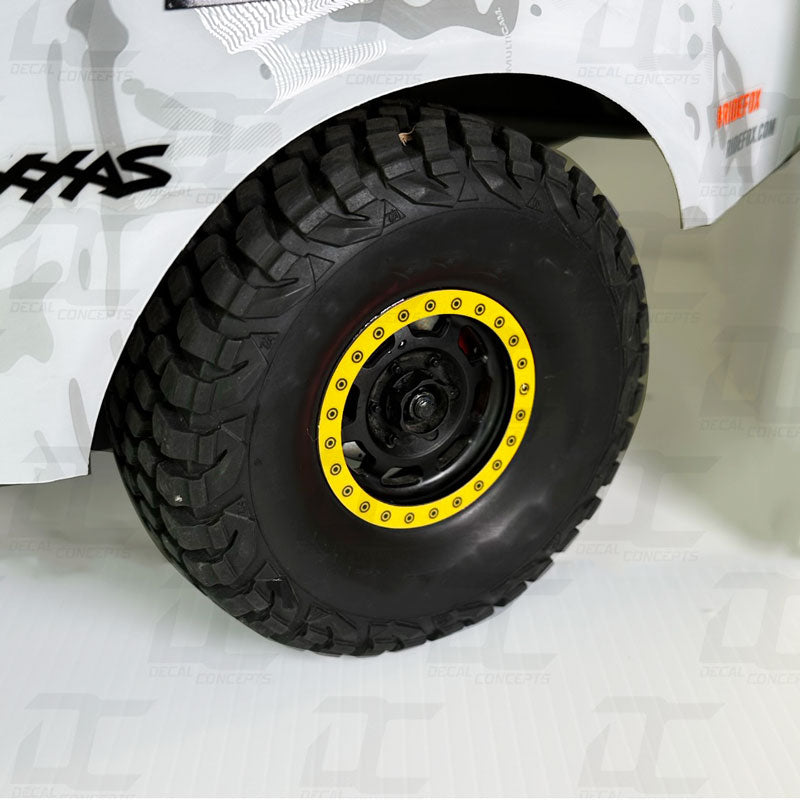 Rim Lip Beadlock Accent Decal Kit For Traxxas Unlimited Desert Racer (UDR)