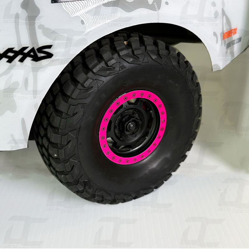 Rim Lip Beadlock Accent Decal Kit For Traxxas Unlimited Desert Racer (UDR)