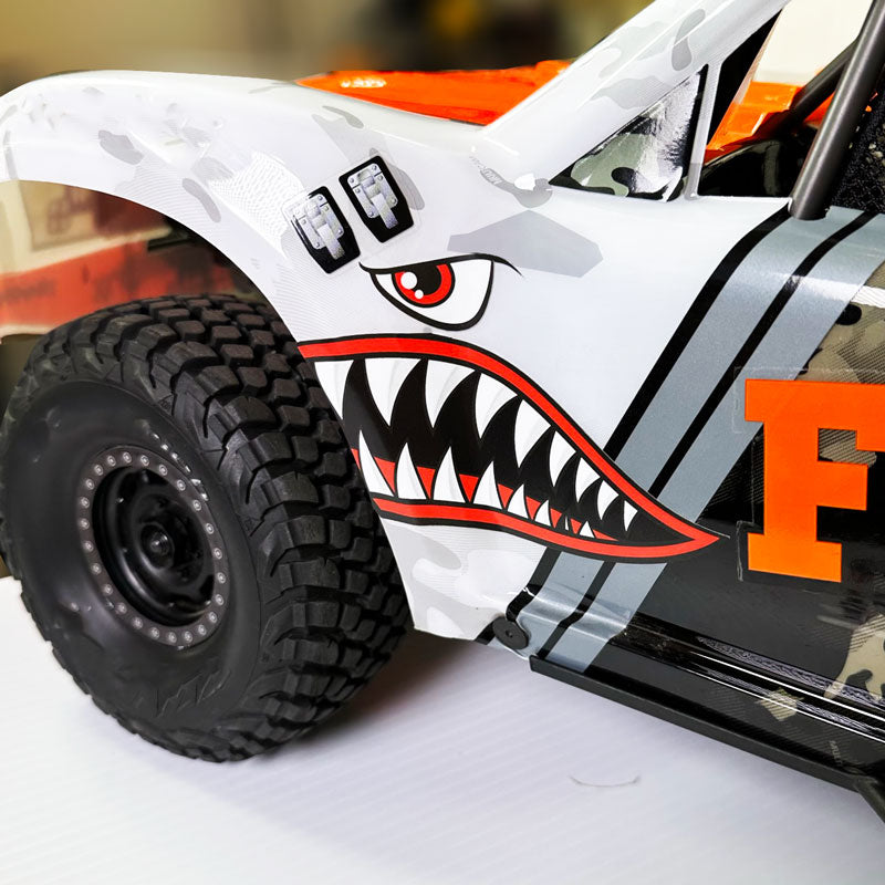 Bomber Graphics Flying Tigers Bomber Style Graphic Body Accent Decal Kit For Traxxas ...