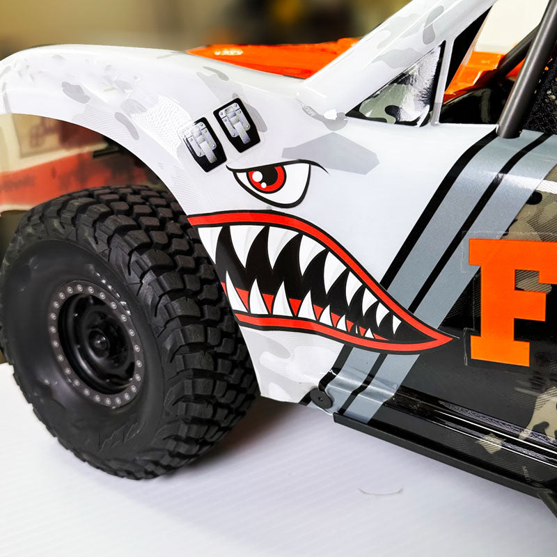 Flying Tigers Bomber Style Graphic Body Accent Decal Kit For Traxxas Unlimited Desert Racer (UDR)