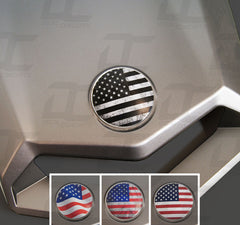 Emblem Decal Overlay Pack - American Flag Style -For Can am Maverick X3