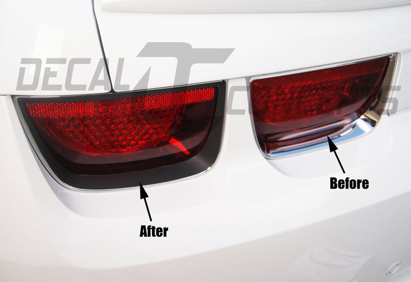 Set of 4 Tail Light Black Bezel Cover Fit For 10-13 Chevy Camaro Set of 4 Tail Light Black Bezel Cover Fit For 10-13 Chevy Camaro