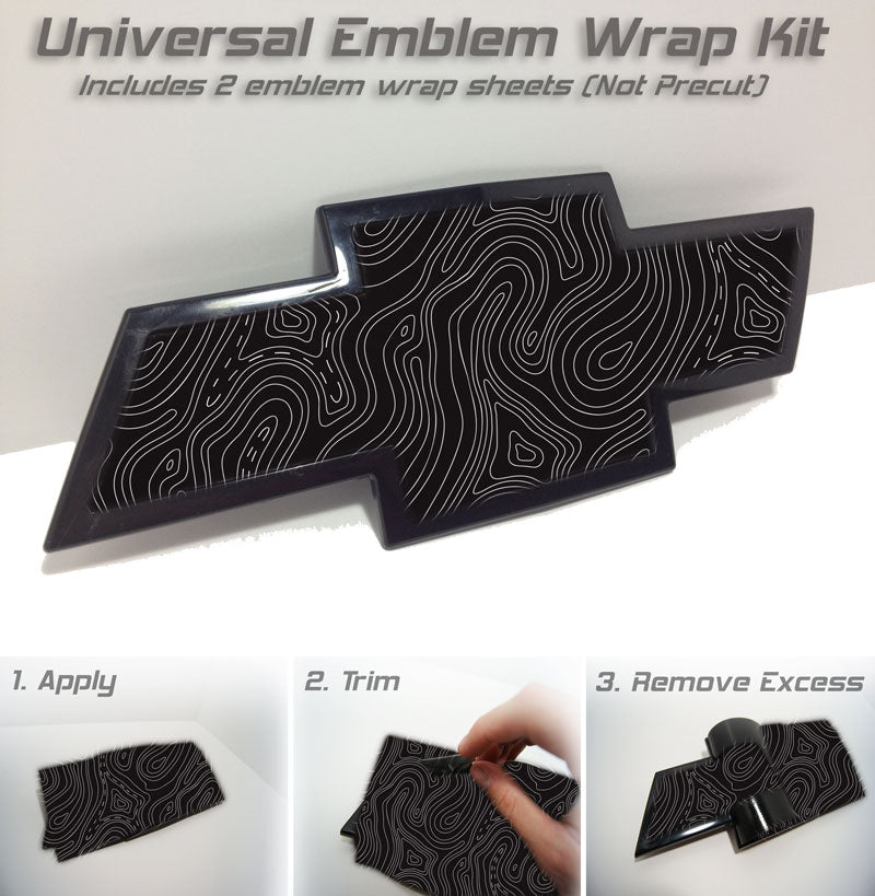 Universal Emblem Overlay Wrap For Chevy Silverado/Tahoe/Camaro/etc