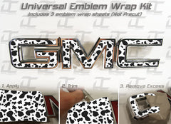 Front Universal Emblem Overlay Wrap For 2007+ GMC