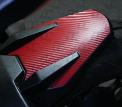Carbon Fiber Rear Lower Fender Accent Decal Kit For Honda Grom (2017-2020)