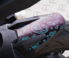 Paisley Pattern Rear Lower Fender Accent Decal Kit For Honda Grom (2017-2020)