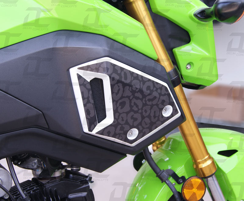 Cheetah Pattern Side Body Fairing Accent Decal Graphic Kit For Honda Grom (2017-2020)