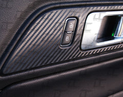 Door Handle Bezel Trim Accent Decal For Ford Mustang (2015-2023)