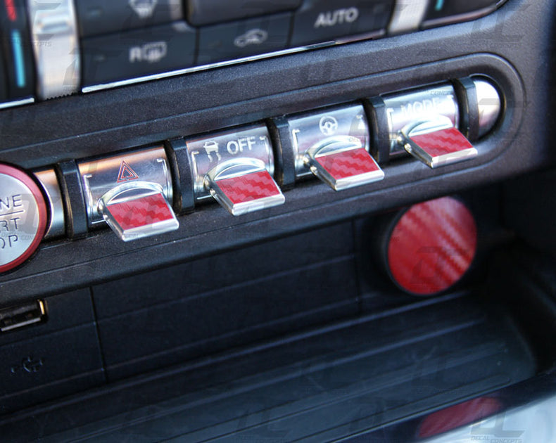 Toggle Switch Accent Decal Kit For Ford Mustang (20152023) Decal Concepts