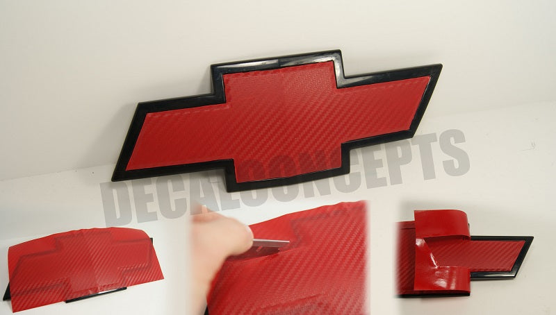 Universal Emblem Overlay Wrap For Chevy Silverado/Tahoe/Camaro/etc