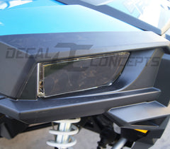 Smoked Headlight Tint Covers For Polaris RZR 1000