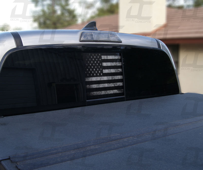 Sco Flag On Rear Window Rear Window Truck