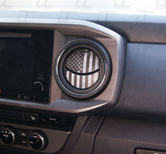 American Flag Interior AC Vent Accent Decal Kit For Tundra/Tacoma (2014-2021)(2016-2023)